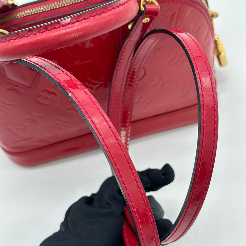 Louis Vuitton Patent Leather Alma BB Shoulder Bag - Picture 13 of 16